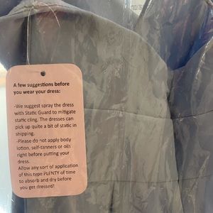 After six long dress with pockets